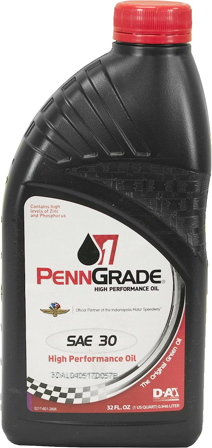 Glockner Oil 009-7139 Penn-Grade 1 Mineral Blend Motor Oil SAE 30W