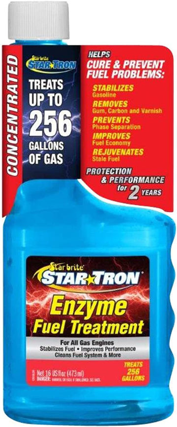 Star Brite 093016 Tron Enzyme Fuel Treatment Concentrated Gas Formula - 16 oz