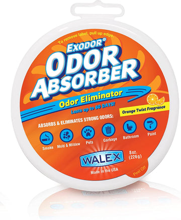 Walex ABSORBRETOT Exodor Odor Absorber - Orange Twist Scent, 8 oz.