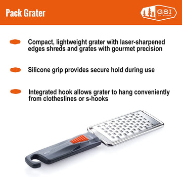 GSI Outdoors Pack Grater Black One Size