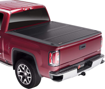 Bak Industries Flip Fiber Max Hard Folding Truck Bed Tonneau Cover | 1126121 | fits 2014-19 GM Silverado, Sierra 6' 6" Bed