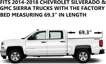 Husky Liners Heavy Duty Bed Mat 16006 - Fits 2014-2018 Chevrolet Silverado 1500 with 69.3