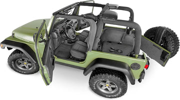Bedrug BRTJ97R Rear Cargo Liner Kit for Jeep Wrangler TJ