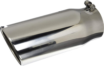 Bolt-on 5" 12" rolled slant; i.d. 4" single white box