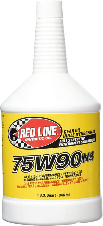 Red Line 58304 (75W90) Non-Limited Slip Synthetic Gear Oil - 1 Quart Bottle 1 Quart (32 Ounces)