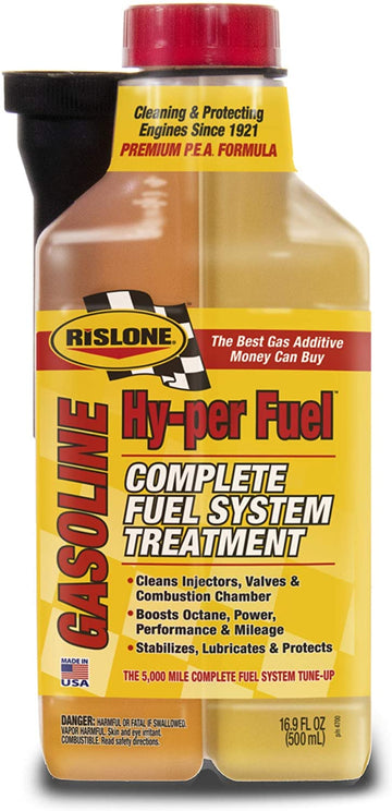 Rislone 4700 Gas Fuel System Treatment, 16.9 fl. oz, 1 Pack Pack of 1