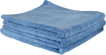 Chemical Guys MICBLUE03 Workhorse Professional Microfiber Towel, Blue (16"x16") (3 Pack)