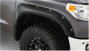 Bushwacker 30039-02 Pocket Style Black Front Fender Flare - Pair