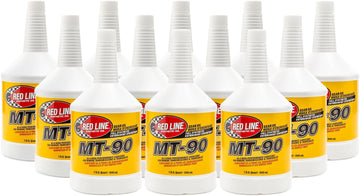 Red Line 50304-12PK Manual Transmission (MT) 90W Gear Oil - 1 Quart, (Pack of 12) - 50324 1 Quart (32 Ounce), (Pack of 12)