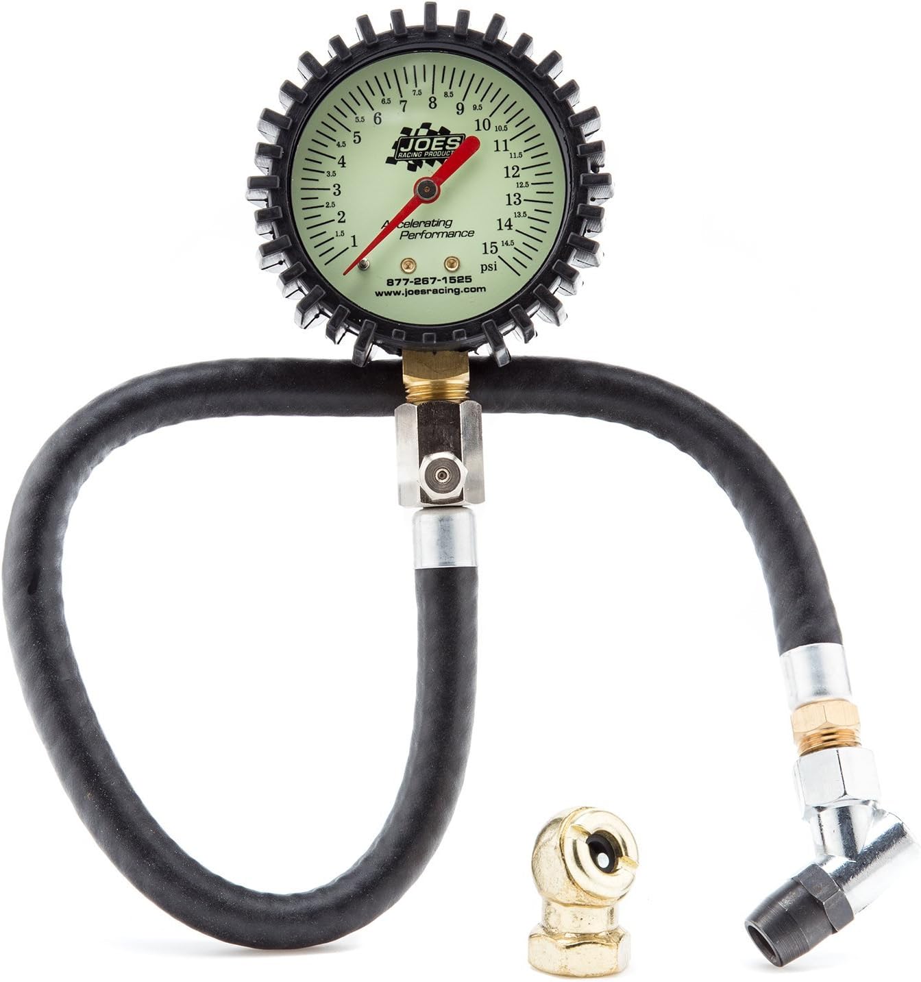 Joes Racing 32305 (0-15) PSI Tire Pressure Gauge 0-15 PSI
