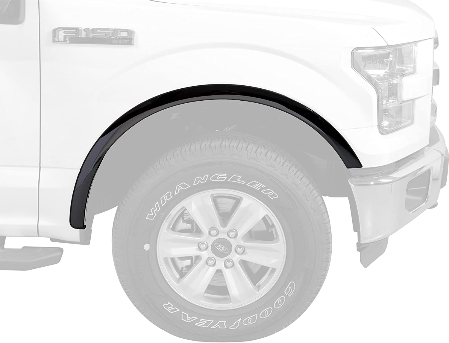 Putco 97219BP Black Platinum Fender Trim Kit