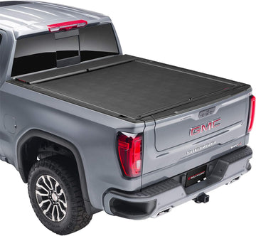 Roll N Lock M-Series Retractable Truck Bed Tonneau Cover | LG226M | Fits 2020-2023 Chevy/GMC Silverado/Sierra 2500/3500HD 6' 10" Bed (82.2") Retractable 6' 10" Bed Leather Grain Vinyl