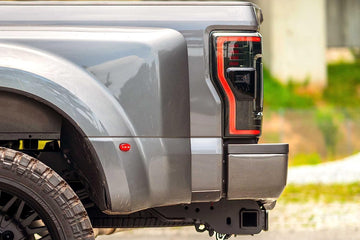 Morimoto XB LED Taillights Fits Ford Superduty 17-21, Plug and Play Smoked Taillight Assemblies (LF350)