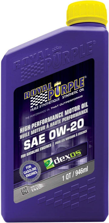 ROYAL PURPLE 21020 Canadian SAE 0W20 Qt Btl