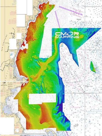CMOR Mapping GMAI001R High-Resolution Bathymetric Cartography for Raymarine Units, Gulf of Maine