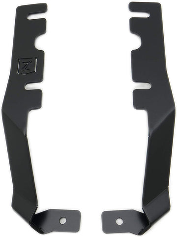ZROADZ Ditch Hood Hinge LED Mounting Bracket - Compatible w/ 2019-2022 Ram Rebel - to Mount (2) 3 Inch LED Pod Lights - Mild Steel Gloss Black - Bolt-On Easy Installation - PN #Z364721