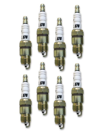 ACCEL PLUGS 8179 High Performance Copper Spark Plug with Resistor, 8 Pack