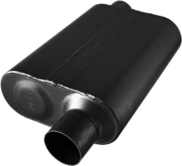 Flowmaster 8042543 40 Series Muffler 409S - 2.50 Offset IN / 2.50 Offset OUT - Aggressive Sound