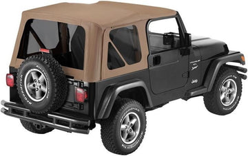 Bestop® 54720-37 Spice Supertop™ NX Complete Replacement Soft Top with Tinted Windows- No Doors Included- 1997-2006 Jeep Wrangler (Except Unlimited)