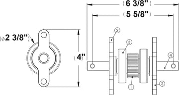 AP Products/U.S Gear Products 014-281331 Gear Pack 2X2 W/O Roll Pins