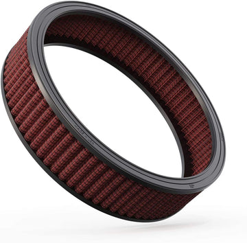 K&N engine air filter, washable and reusable: 1965-1985 Chevy/Buick/Cadillac/Oldsmobile/Pontiac V8 (select models available) E-1650, Black