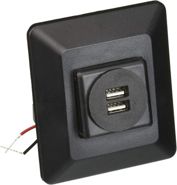 Valterra Diamond Group by DG61030VP Decor USB Charging Station - Black