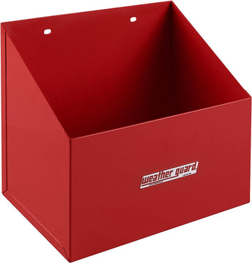 9883-7-01 Weather Guard Red Zone Steel Large Red Parts Bin