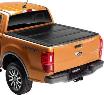 UnderCover Flex Hard Folding Truck Bed Tonneau Cover | FX21032 | Fits 2022-2023 Ford Maverick 4' 6" Bed (54.4")