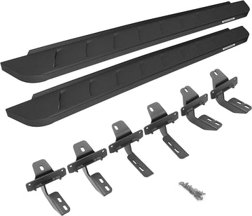 Go Rhino 63412973PC RB10 Running Boards - Complete Kit: RB10 Running Board + Brackets