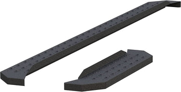 ARIES C3696 RidgeStep Commercial Running Boards 6.5 in. VersaTrac Brackets Sold Separately Textured Black Powder Coat Carbon Steel RidgeStep Commercial Running Boards