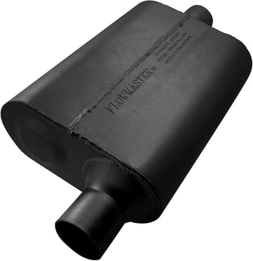Flowmaster 942441 40 Delta Flow Muffler - 2.25 Offset IN / 2.25 Center OUT - Aggressive Sound