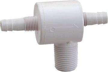 Attwood Corporation 6115-1 Check Tees with 3/8" Barb Barbed Fittings