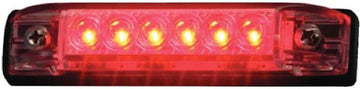 T-H Marine LED-51800-DP LED Slim Line Utility Strip Lights, Red 4"