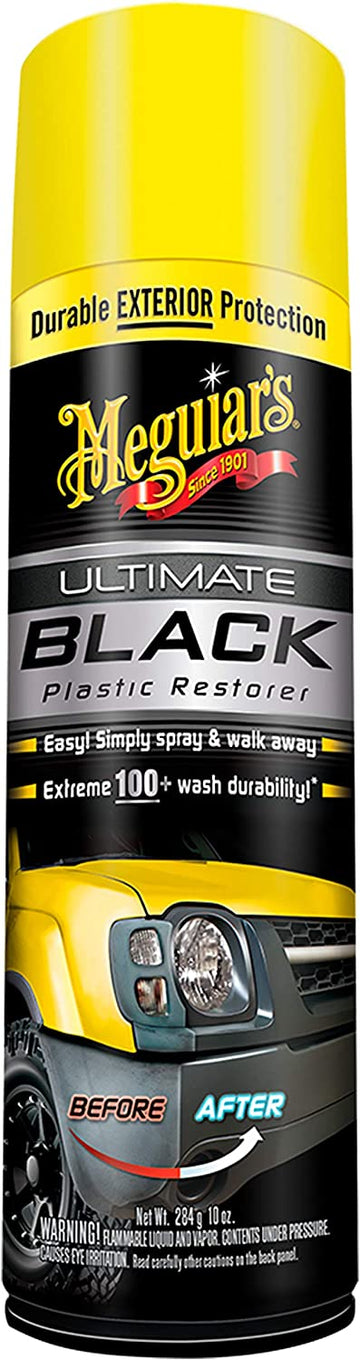 Meguiar's G16910 Ultimate Black Trim Restorer - 10 oz. Aerosol