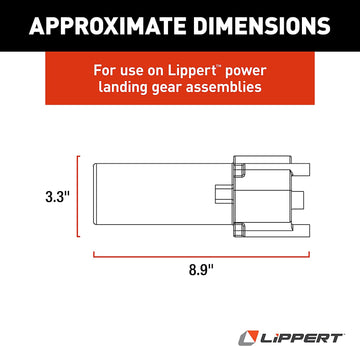 Lippert 141893 Tuson High Speed Fifth Wheel Landing Gear Motor
