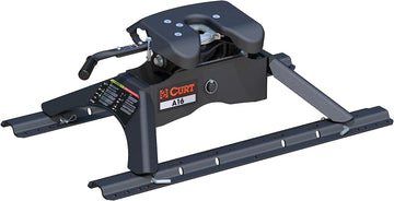CURT Manufacturing 16121 A16 5th Wheel Hitch with Base Rails, 16,000 LBS
