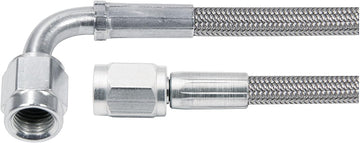 Allstar Performance ALL46304-32 32" 3 Braided Line -3 Straight/-3 90 Degree Tube Style, 1 Pack