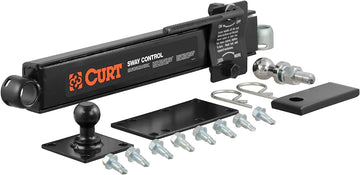 CURT 17200 Trailer Anti-Sway Bar Control Kit, Black