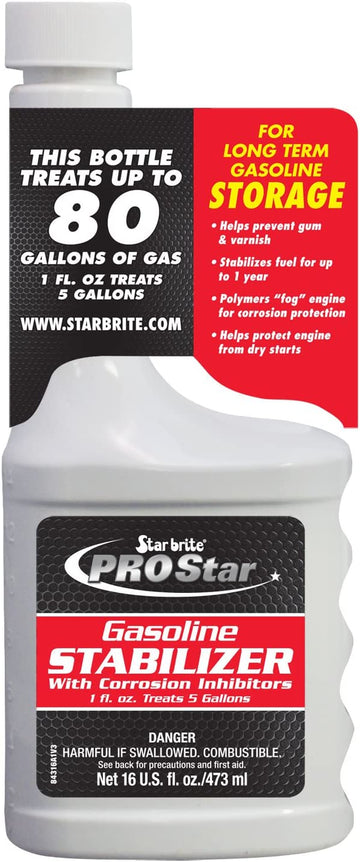 Star Brite 084316 EZ Store EZ Start Gas Storage Additive - 16 oz