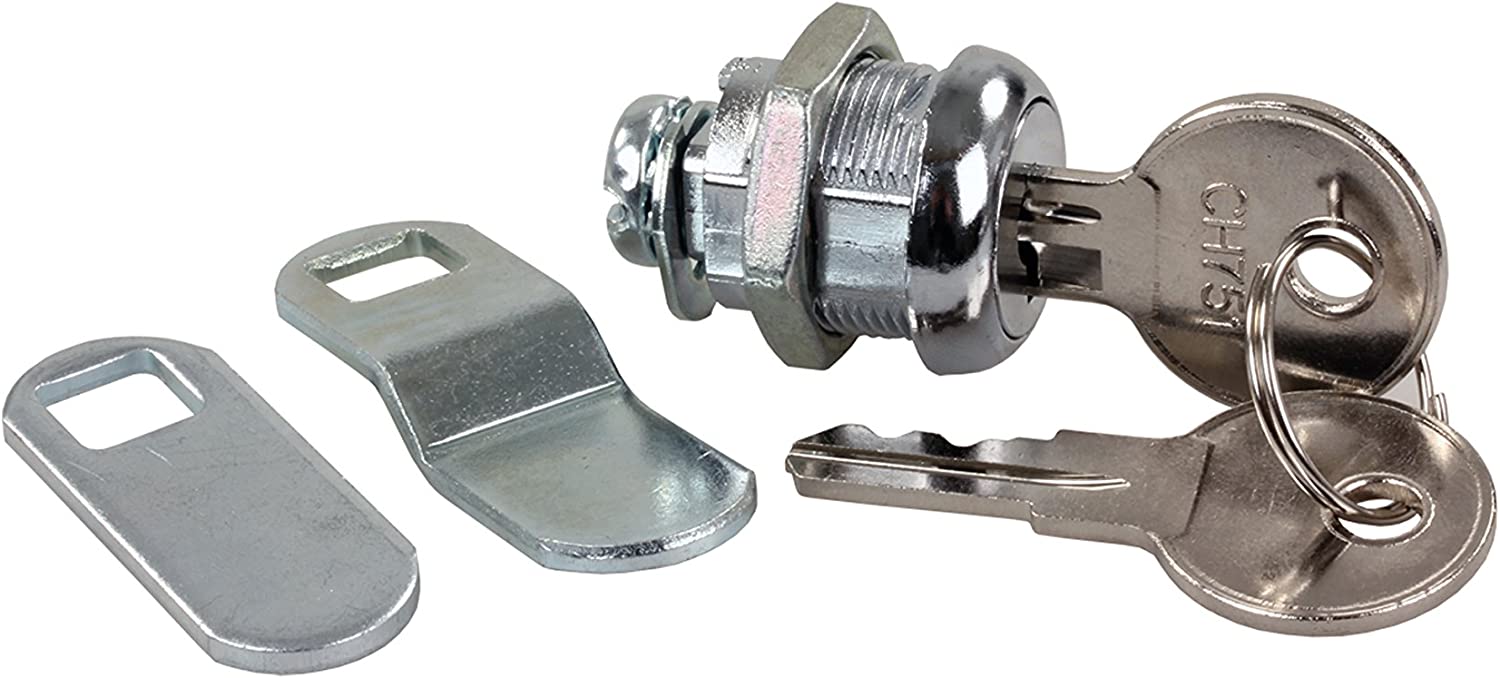 JR Products (00305) 5/8" Standard Compartment Door Key Lock 5/8 Inch