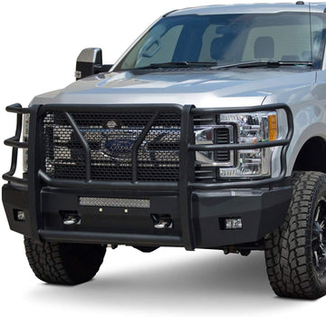 Steelcraft 60-11380CC Front Elevation HD Bumper Black Accommodates Front Emblem Camera and Adaptive Cruise Control