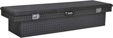 UWS TBS-72-BLK Black Single Lid Slim Line Aluminum Toolbox with Beveled Insulated Lid Original Packaging