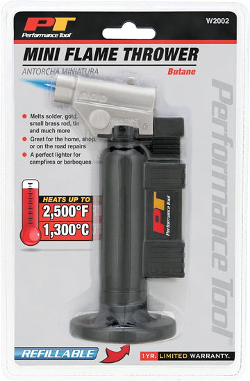 Performance Tool W2002 Refillable Jet Torch