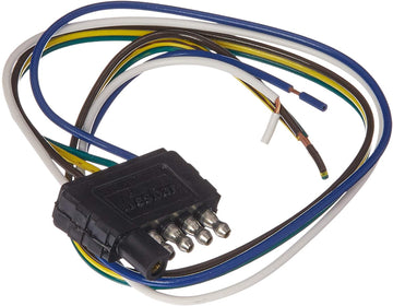 Wesbar 702405 5-Flat Trailer End Connector, Wunside Harness, Ground, 18" Auxiliary