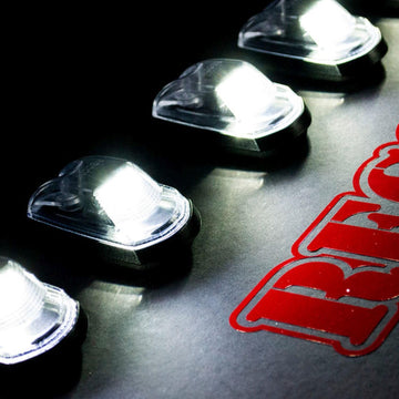 Recon 264343Whcl - Black Led Cab Roof Lights