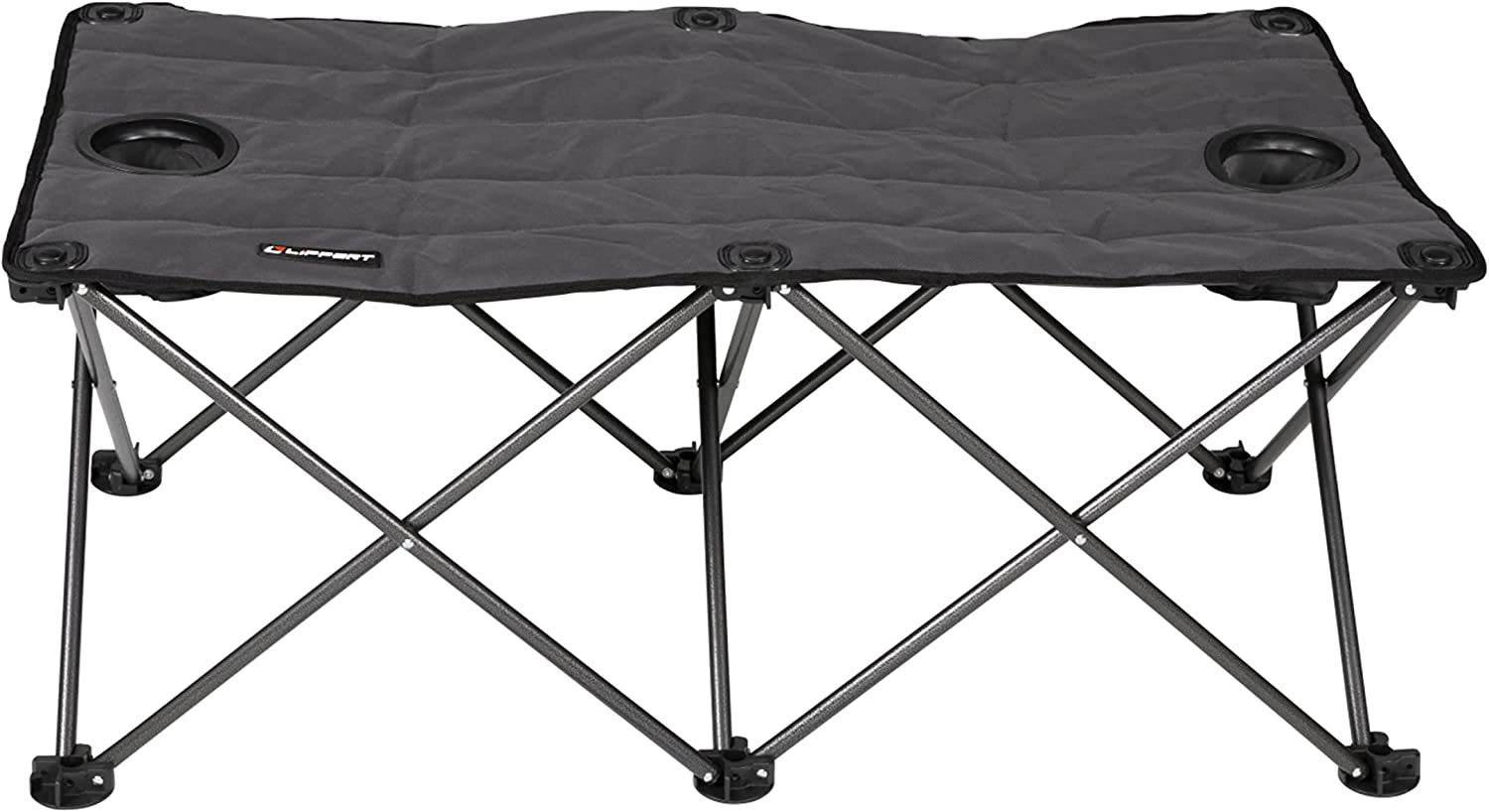 Lippert 2021123295 Campfire Ottoman - Dark Gray