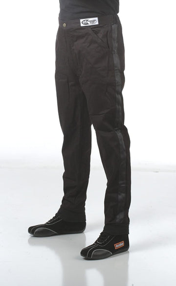 RaceQuip 112005 112 Series Large Black SFI 3.2A/1 Single Layer Driving Pant