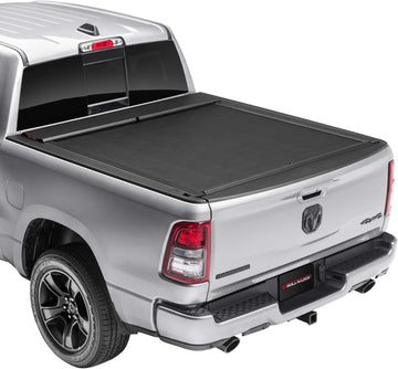 Roll-N-Lock LG447M M-Series Manual Retractable Truck Bed Cover for RAM 1500 XSB 09 Retractable 5'7" Bed Black