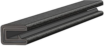 TACO Marine V30-1008B25-1 Flex Trim - 1/2" x 25' with 1/4" Opening, Black