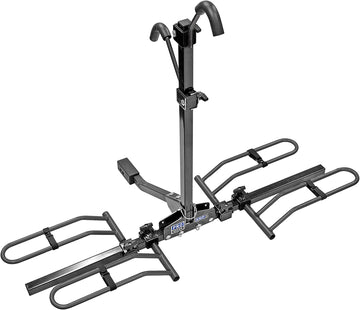 Pro Series 63134 Q-Slot 2 Black 2-Bike Hitch Mounted Bike Carrier